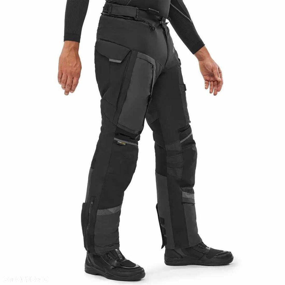 Tekstylne męskie spodnie motocyklowe - poliester HERO 2.0 MEN PNT BLK ROZ.L - 2