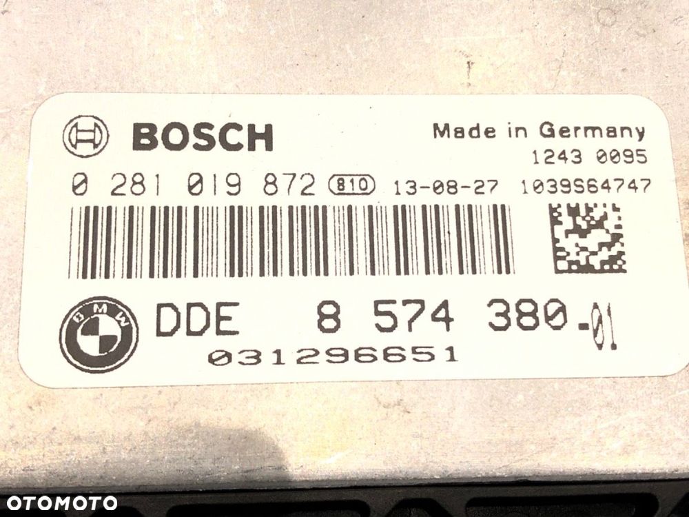 KOMPUTER SILNIKA  BMW 5 (F10) 2009 - 2016 520 d xDrive 135 kW [184 KM] olej napędowy 2013 - 2014 - 4