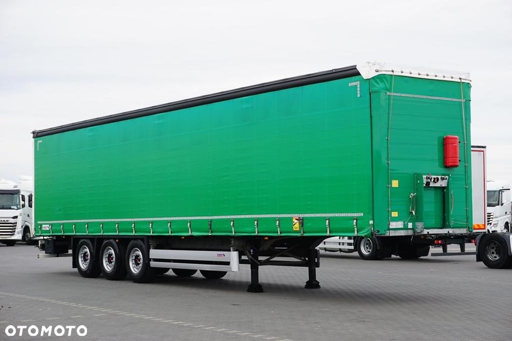 Schmitz Cargobull FIRANKA / MULTI LOCK / XL / 2 X OŚ PODNOSZONA - 1