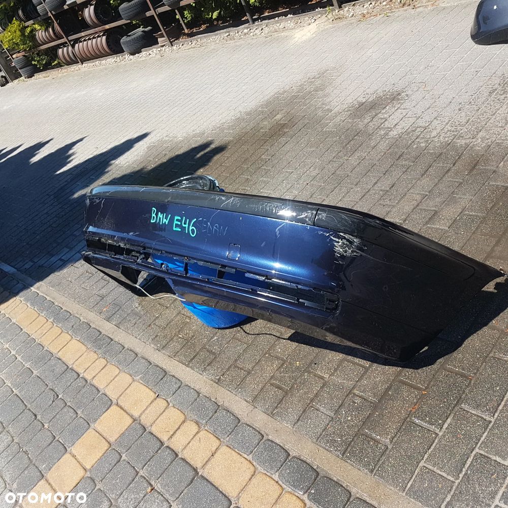 zderzak tył tylny spoiler nakładka ślizg osłona wydechu bmw 3 e46 e36 bmw 5 e39 oryginał - 26