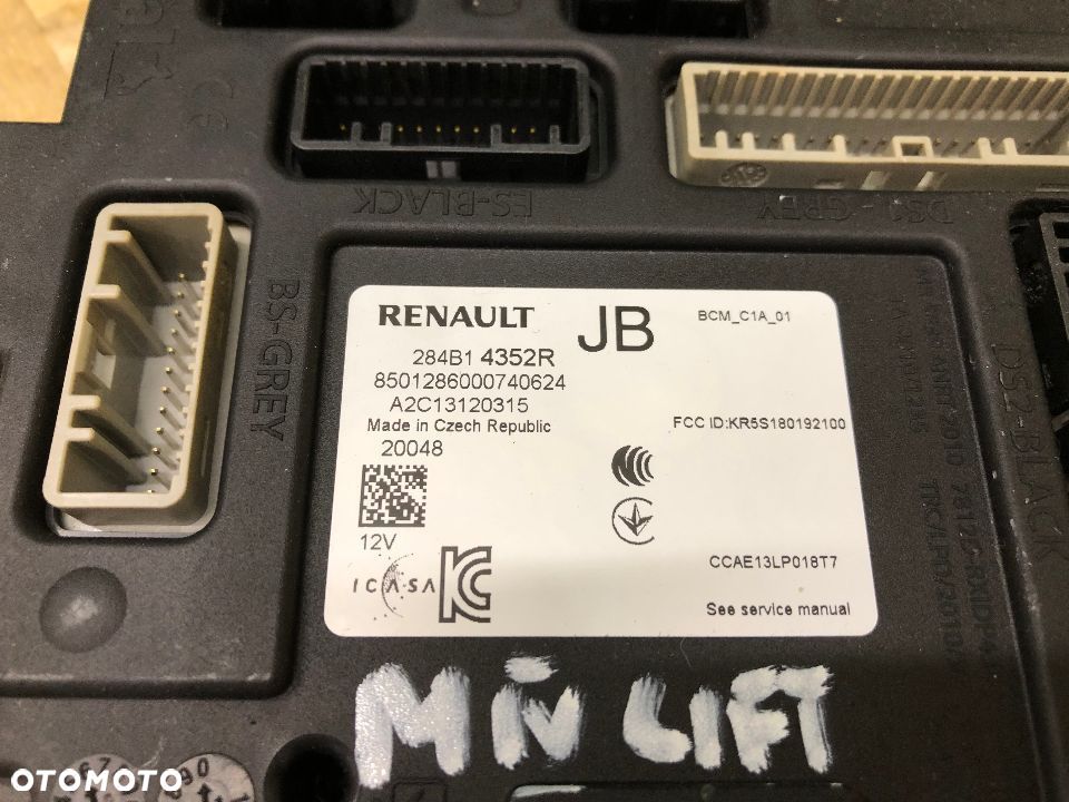 RENAULT MEGANE IV LIFT 2019-> STEROWNIK MODUŁ TCE 284Y66LA6D - 3