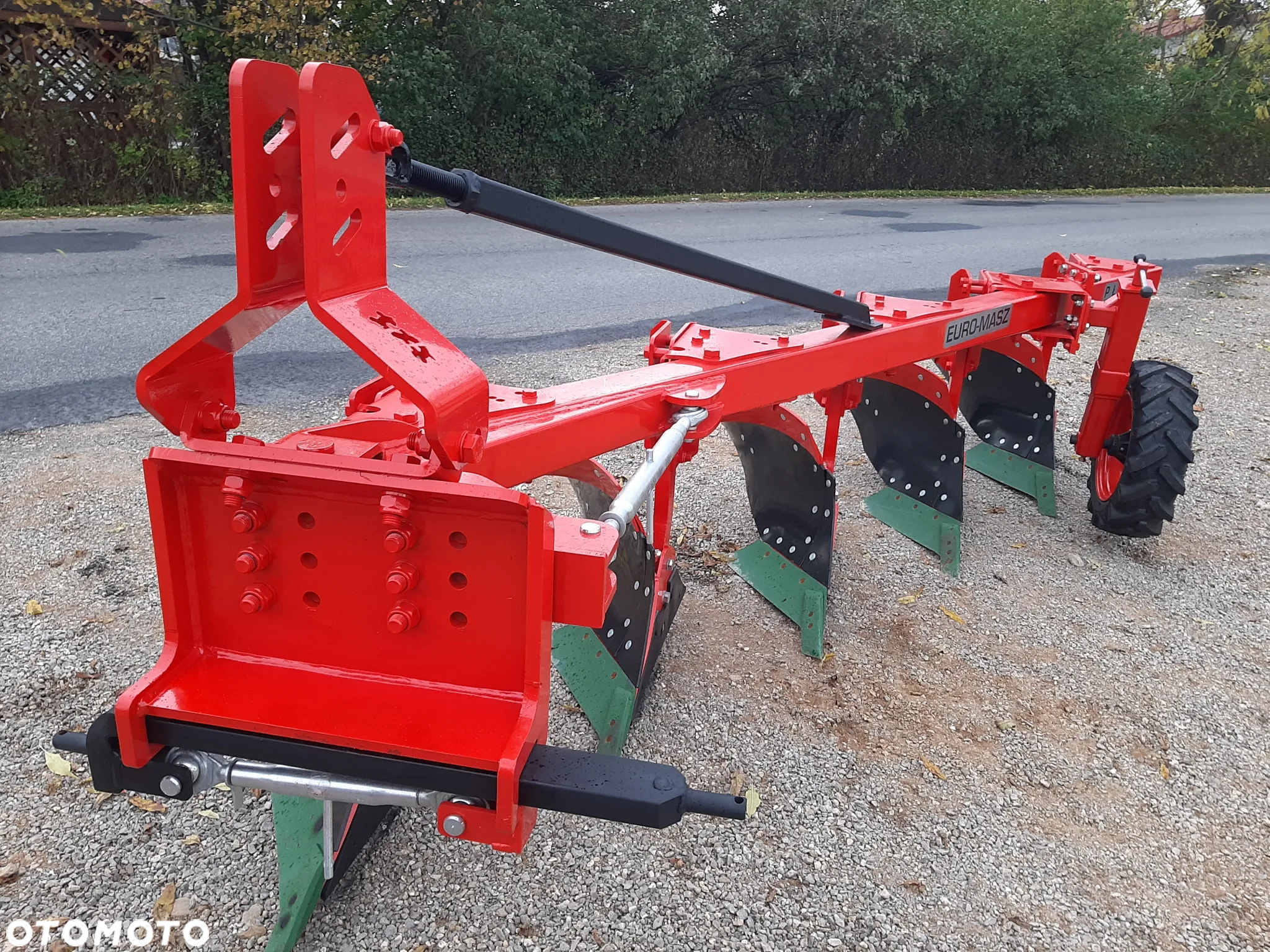 Pług zagonowy jednobelkowy 3/4/5+ skib EURO-MASZ / kverneland 18'' OD RĘKI transport zrywalny/śruba - 3