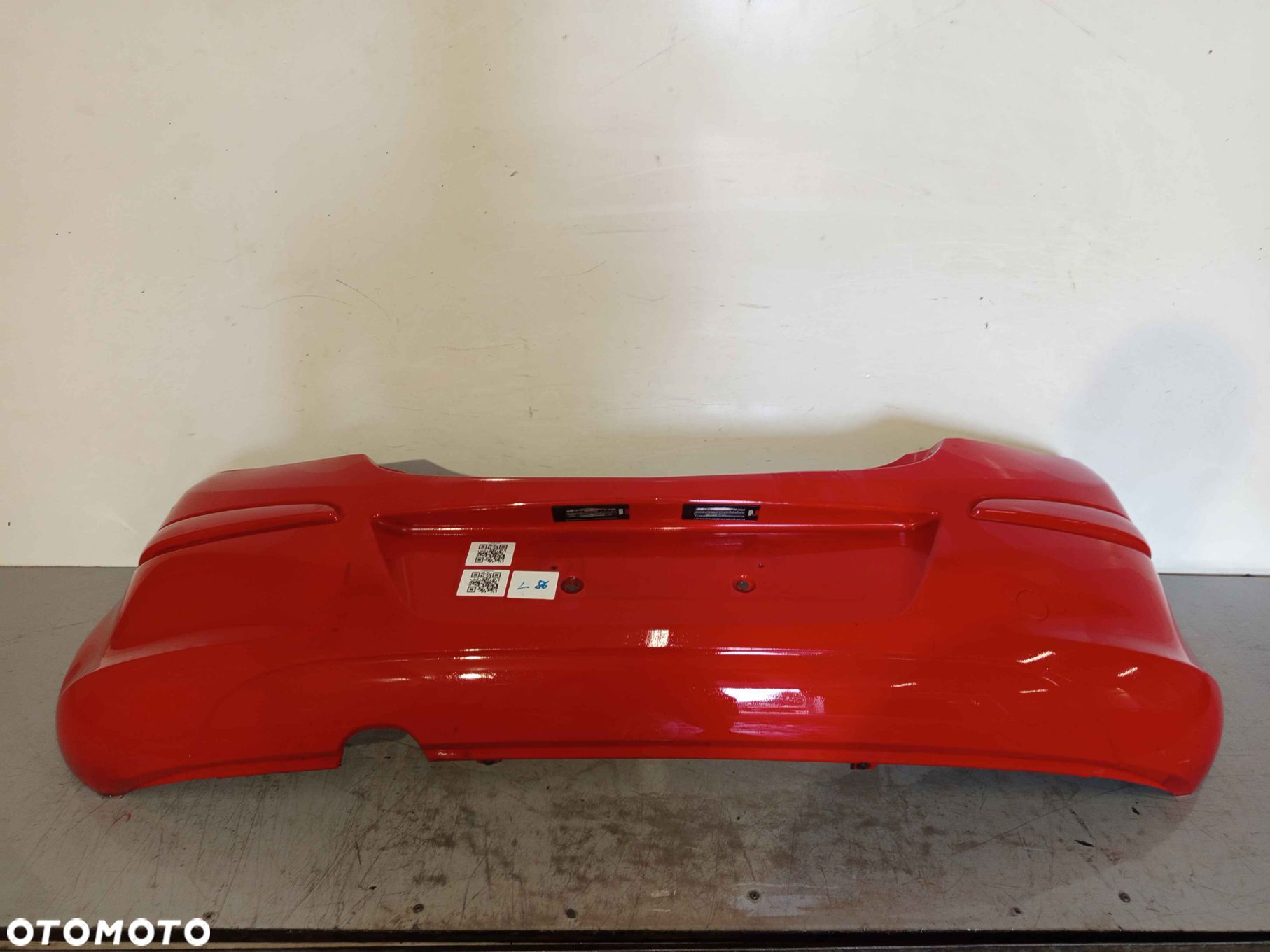 + ZDERZAK TYŁ TYLNY DO OPEL CORSA D Z547 CZERWONY - 1