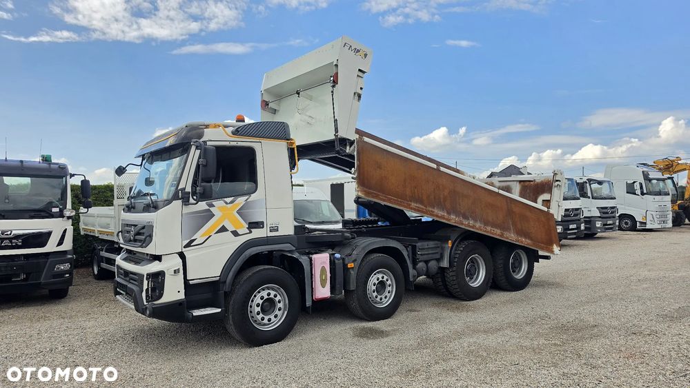 Volvo Fmx 410 8x4 Kiper Hydroburta Wywrot Nowe Opony - 3