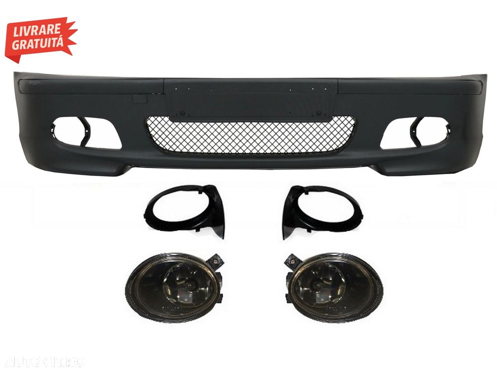 Bara Fata BMW Seria 3 E46 4D (1998-2004) M-technik cu Proiectoare Ceata Fumurii- livrare gratuita - 1