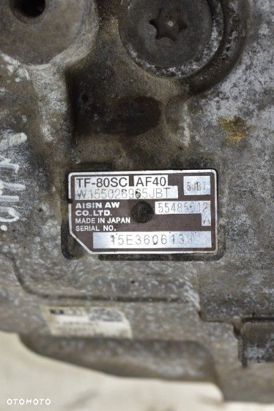 Skrzynia Biegów Opel INSIGNIA A ASTRA J 2.0 CDTI automat 55485512A TF-80SC - 4