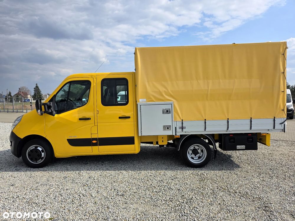 Renault MASTER 2,3 DCI 145 KONNA DOKA BRYGADÓWKA 7 OSOBOWA KLIMA WEBASTO 3,2M SKRZYNIA GWARANCJA BLIŻNIAKI DO 3,5T - 2