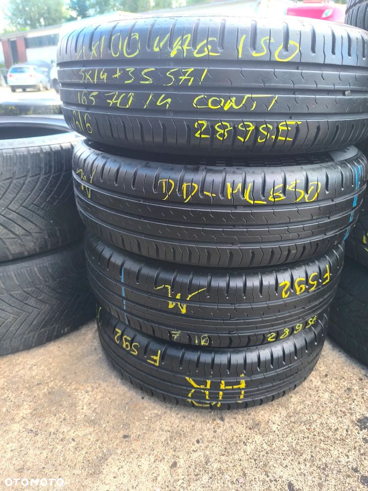 165/70R14 81T Opony Letnie Lato CONTINENTAL ContiEcoContact 5 7mm Legnica ALU-RAD 165/70 - 1