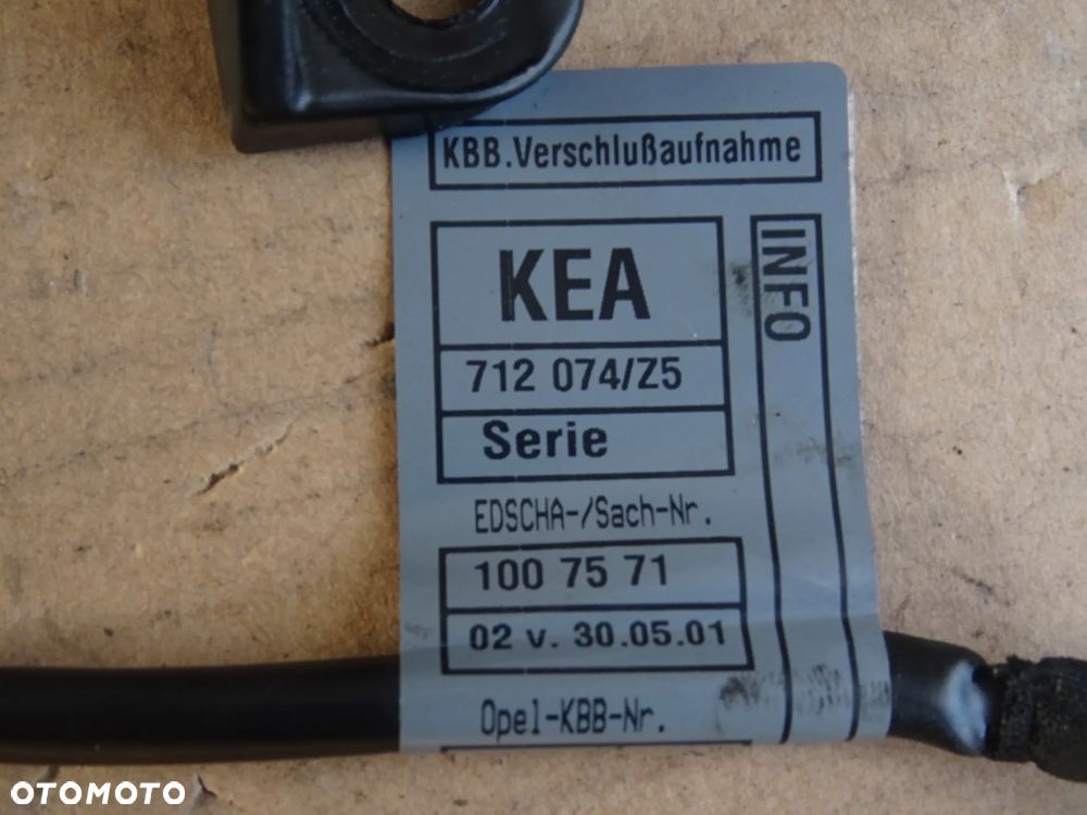 ASTRA G BERTONE CABRIO RYGIEL ZAMEK ZACZEP + CZUJNIK ZAMKNIĘCIA DACHU - 5