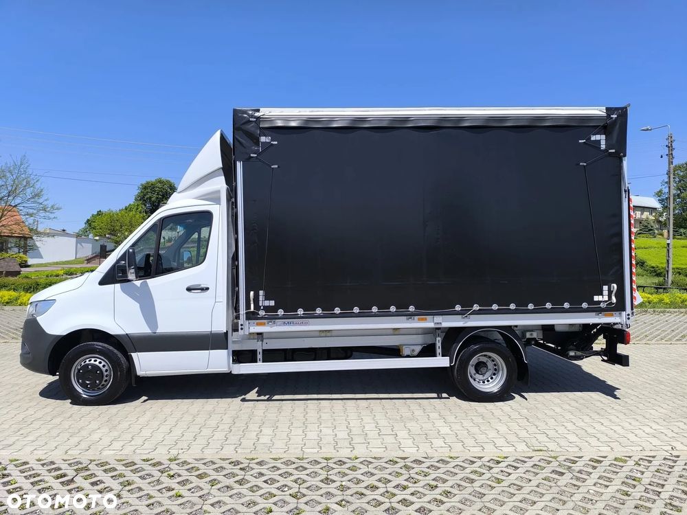 Mercedes-Benz Sprinter 519,190KM, Winda + Plandeka 8 Palet, Firana, Salon Polska! - 9