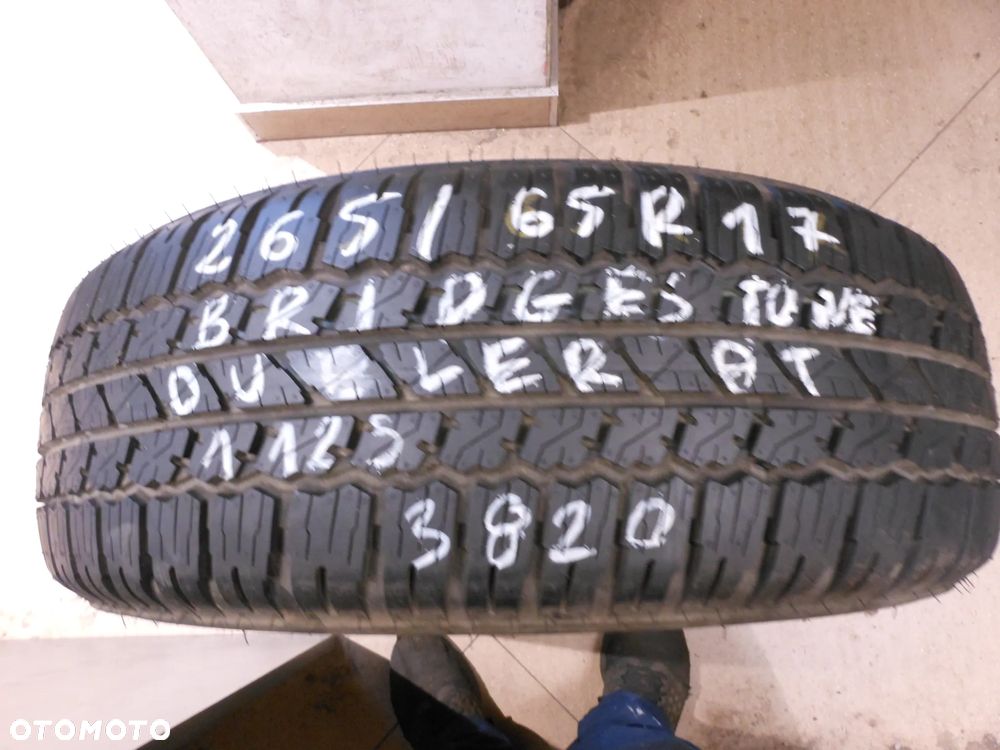 opona pojedyńcza 265/65r17 bridgestone dueler a/t 693 III nowa lato - 1