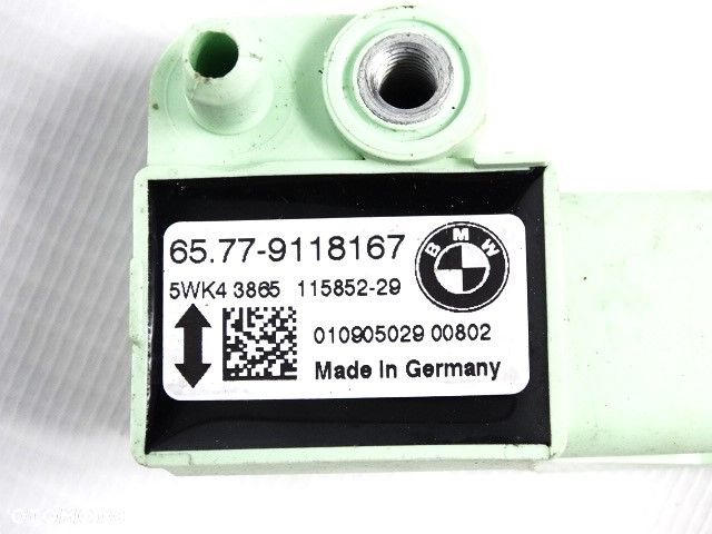 BMW 5 E60  6 E63  X5 E70  X6 E71  X3 E83 Czujnik Sensor Moduł Uderzenia Drzwi Poduszki Powietrznej Airbag 65779118167 9118167 65779118168 9118168  BMW 520d 523i 525i 530d 530i 530xi 530xd 540i 545i 550i M5 630i 645Ci 650i M6 635d - 3