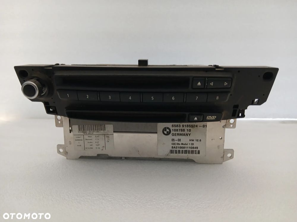 Radio BMW E60 E61 E63 CCC 6583 9185524-01 - 1