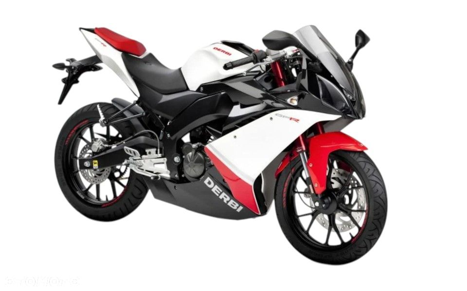 DERBI GPR 125 4T reflektor lampa czasza owiewka wypełnienie licznik błotnik kierownica lusterko manetka felga tarcza zacisk pompa zawieszenie silnik moduł regulator zbiornik siedzenie set podnóżek stelaż stopka chłodnica tłumik - 1