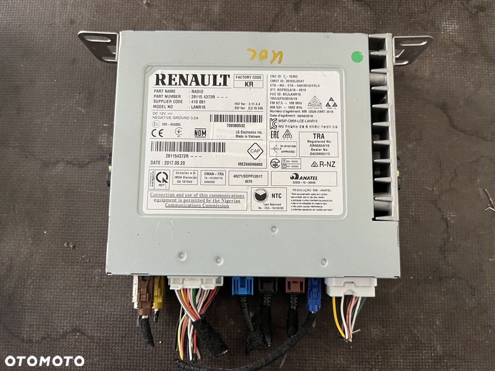 Radio Renault Koleos II - 1