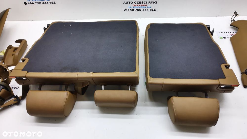 Audi A6 C6 Sedan Kanapa Oparcie Boczki Pasy Brąz - 8