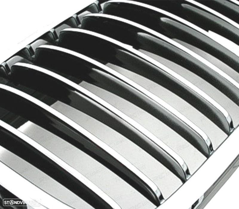 GRELHAS FRONTAIS CROMADAS BMW E46 BERLINA 98-01 - 2