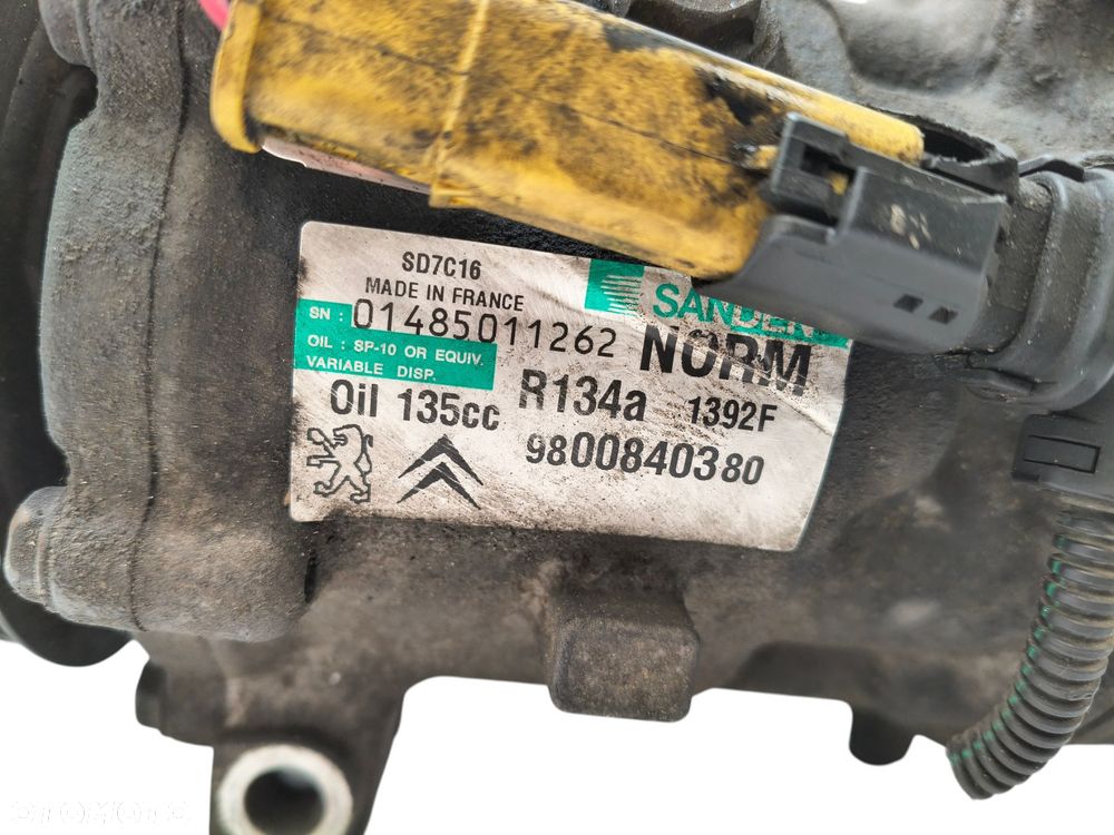SPRĘŻARKA KLIMATYZACJI Sanden SD7C16 Peugeot 508 3008 Citroen C5 - 6