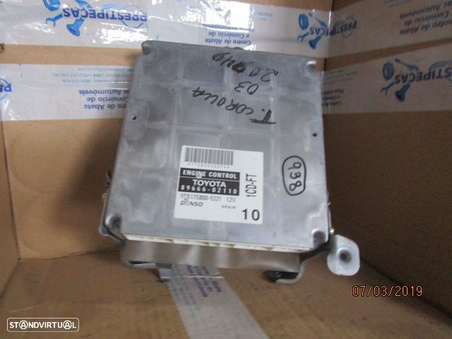 Centralina 8966602110 TOYOTA COROLLA 2003 2.0D4D DENSO - 1