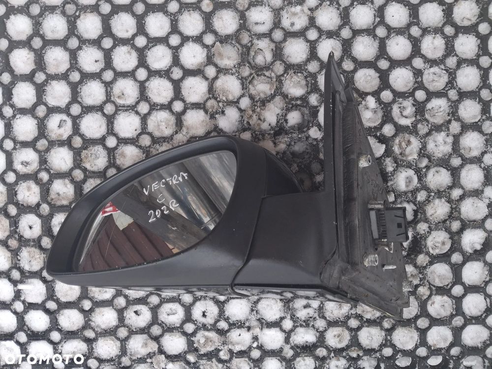 Opel Vectra C Signum Lusterko Lewe elektryczne kierowcy kolor Z20R czarne 5PIN EU - 1
