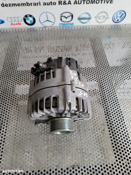 Alternator BMW F30 F31 F32 F33 F34 F80 F10 F11 3.0 D Motor N57 Cod  Cu 6 Caneluri - 2