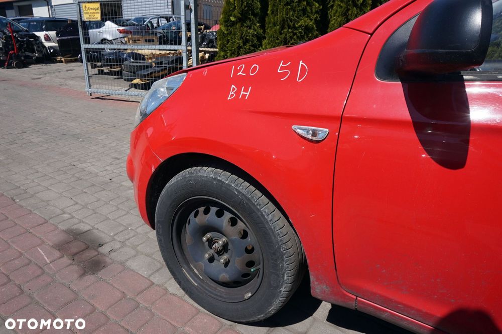 MASKA ZDERZAK BŁOTNIKI LAMPY I20 I BH  HYUNDAI 2008-2012 CZERWONY PRZÓD KOMPLETNY - 12