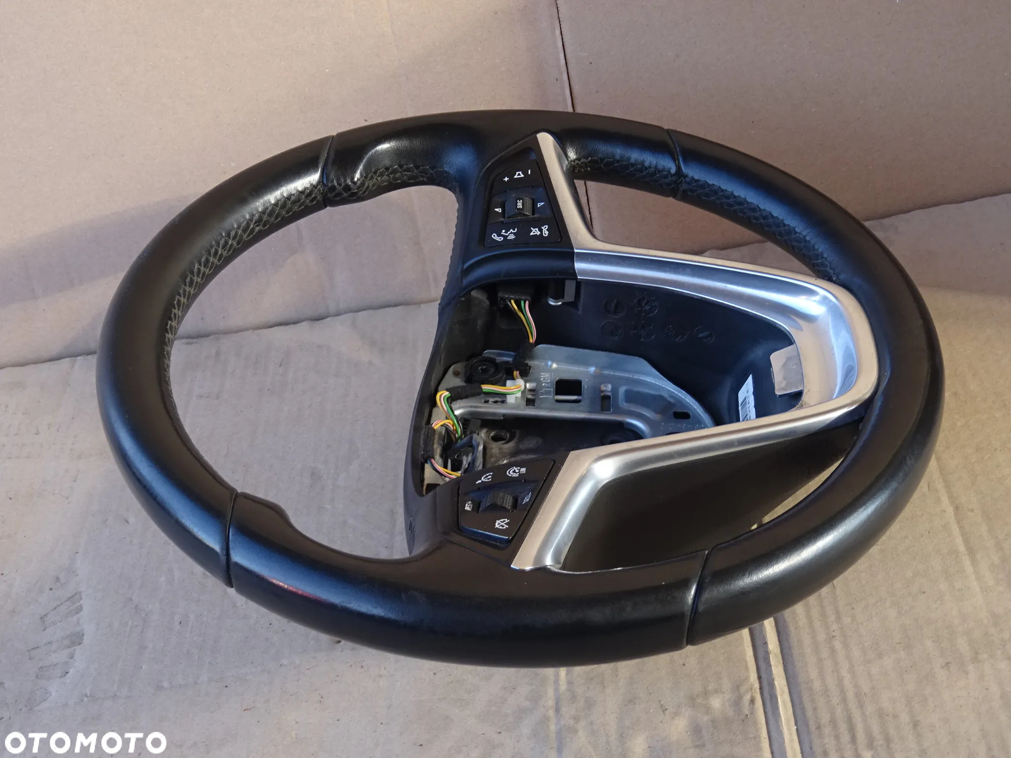 KIEROWNICA SKÓRA MULTIFUNKCJA SPORT BICEPSY OPEL ZAFIRA C ASTRA J MERIVA B, MOKKA, INSIGNIA - 6