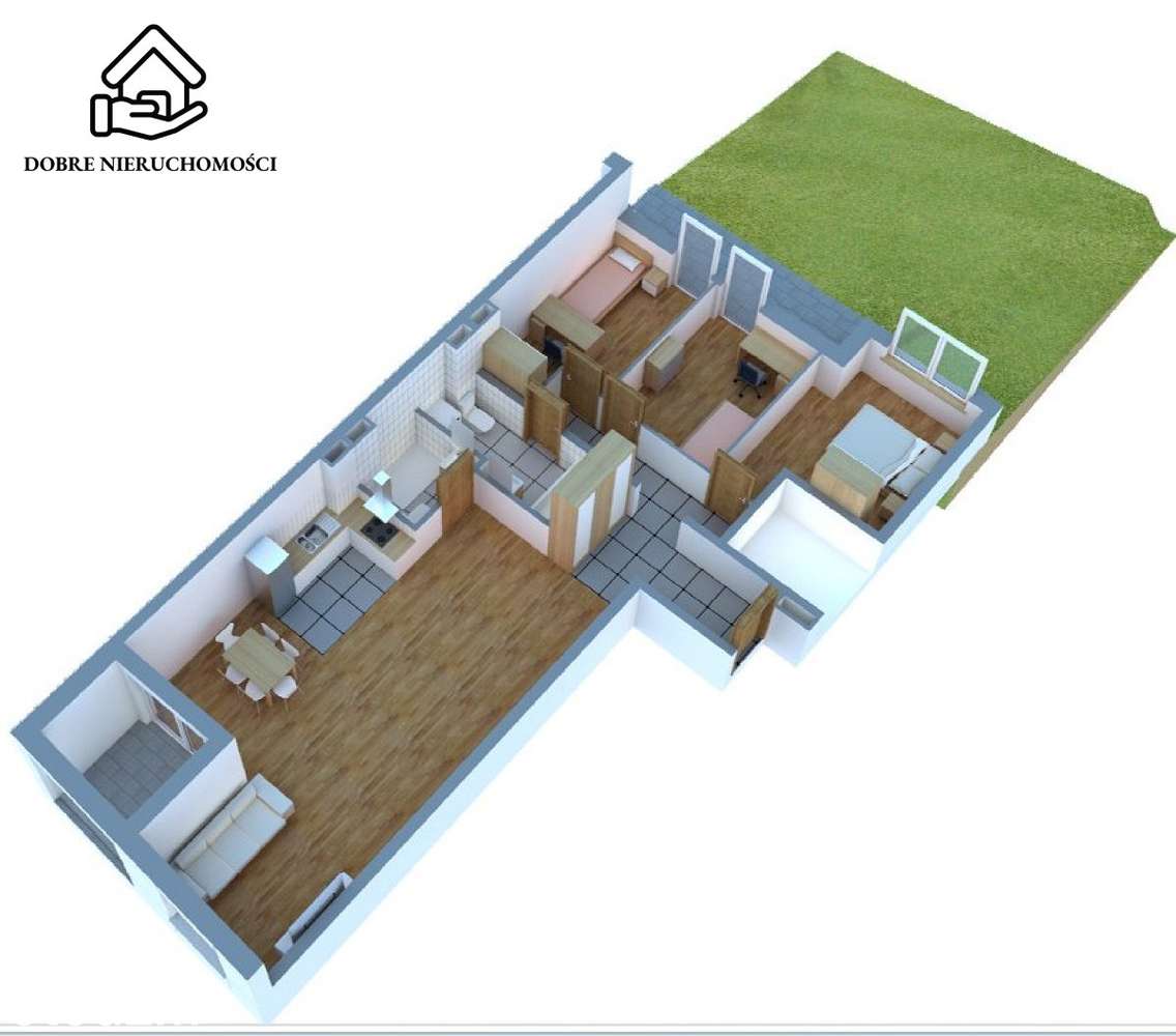 Mieszkanie 103,75m2, ogródek , garaż w cenie !!