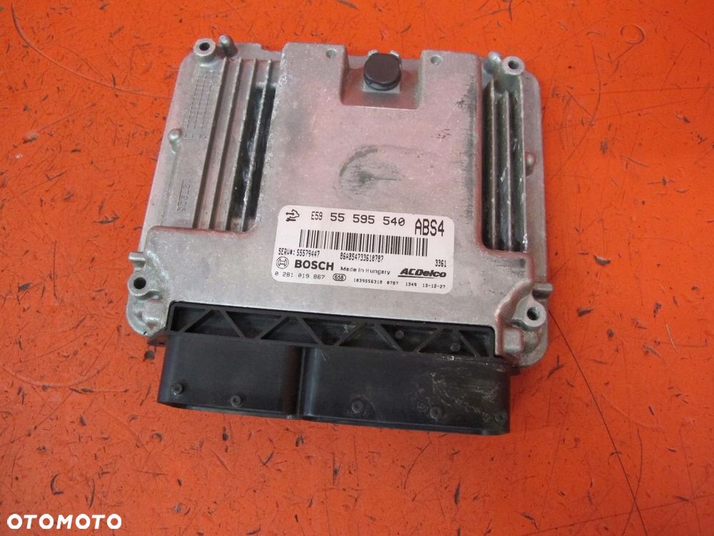 OPEL Vauxhall INSIGNIA A G09 2.0 CDTI A20DTE STEROWNIK KOMPUTER SILNIKA