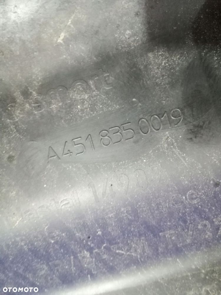 smart fortwo 2 ii 451 07/12 podszybie górne listwa przód - 3