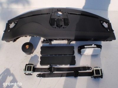 PORSCHE CARRERA 991 CABRIO KABRIOLET KAPOTAŻ PAŁĄK PIROTECHNICZNY ZAGŁÓWEK KURTYNA DESKA AIRBAG NABÓJ PASY PAS ROLL BAR Raz2 - 14
