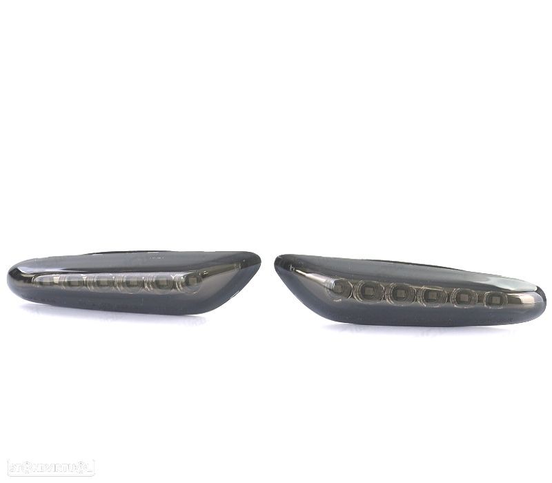 PISCAS LATERAIS BMW E46 E90 E91 E92 E93 LED PRETA FUMADO - 3
