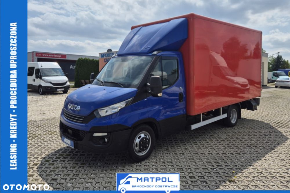 Iveco Daily 40C18 Hi-Matic 3.0 HPi, kontener 8PAL, winda DHollandia 750KG, klimatyzacja, - 1