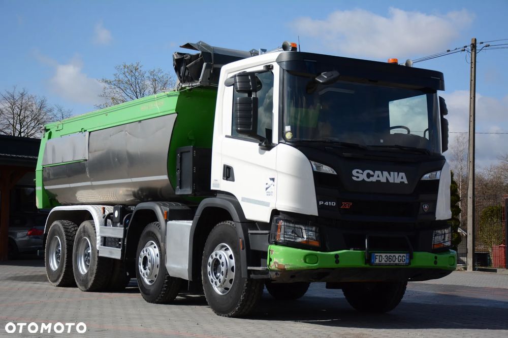 Scania P 410 XT / 2019r / 8x4 / MEILLER KIPPER / Retarder / Mulda / Duża ładowność / Na zwolnicach - 4