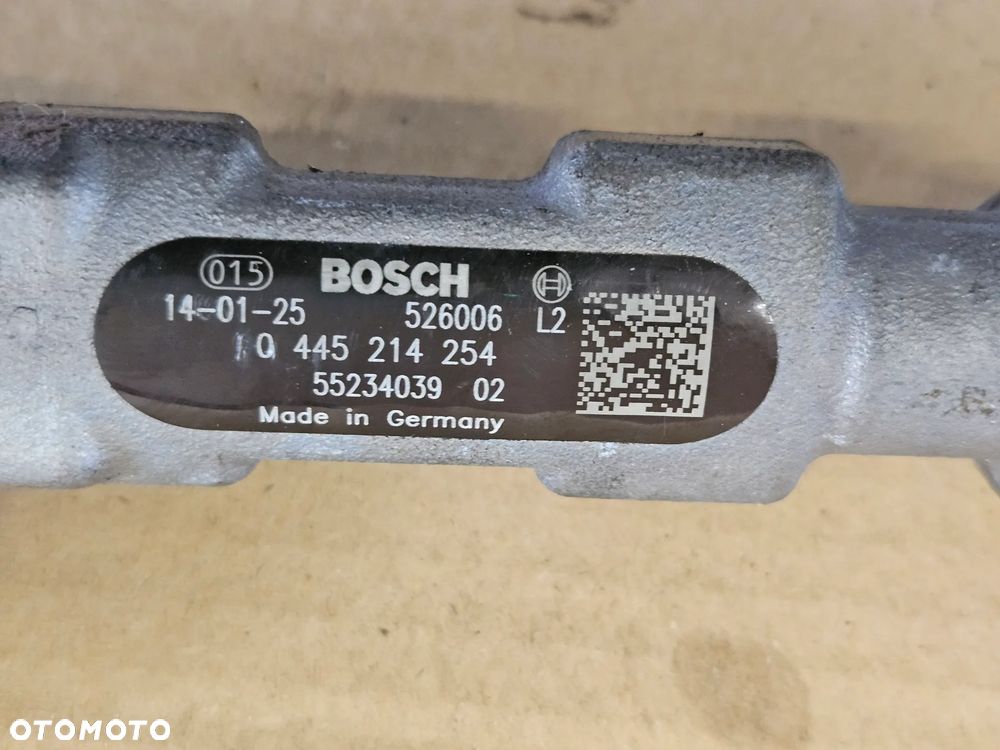 Opel Astra J 4 IV Zafira C 2.0 Jeep CRDI MTJ CDTI listwa wtryskowa czujnik paliwa 0445214254 - 2
