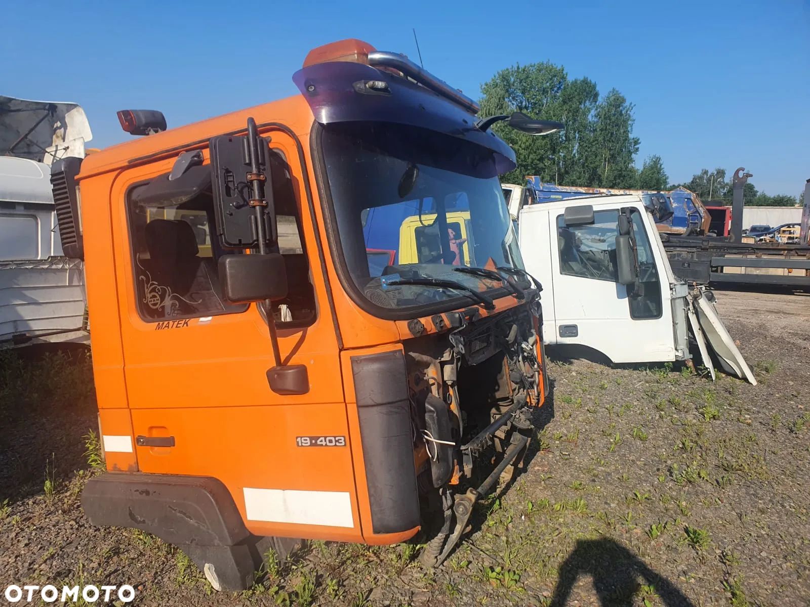 KABINA KABINY MAN F2000  BUDOWLANA - 1