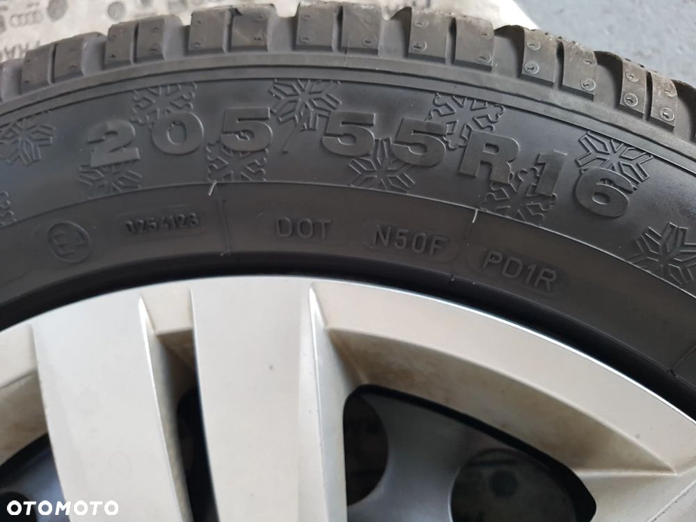 KOŁA ZIMOWE KOŁPAKI 205/55R16 VW GOLF CADDY PASSAT JETTA SKODA  AUDI 5X112 - 8