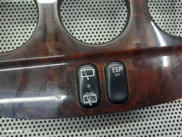 Moldura / Estrutura Consola Central / Rádio Mercedes-Benz M-Class (W16 - 4