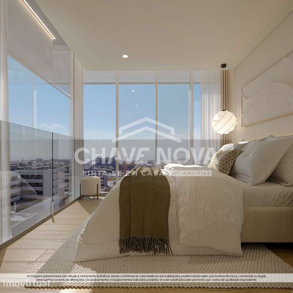 Apartamento T3 com varanda, garagem - canidelo - Grande imagem: 5/21