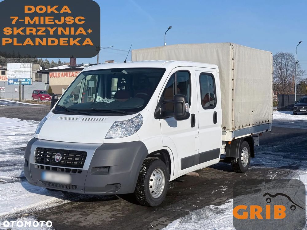 Fiat Ducato Doka Brygadówka Plandeka + Skrzynia Zarejestrowany w PL - 1