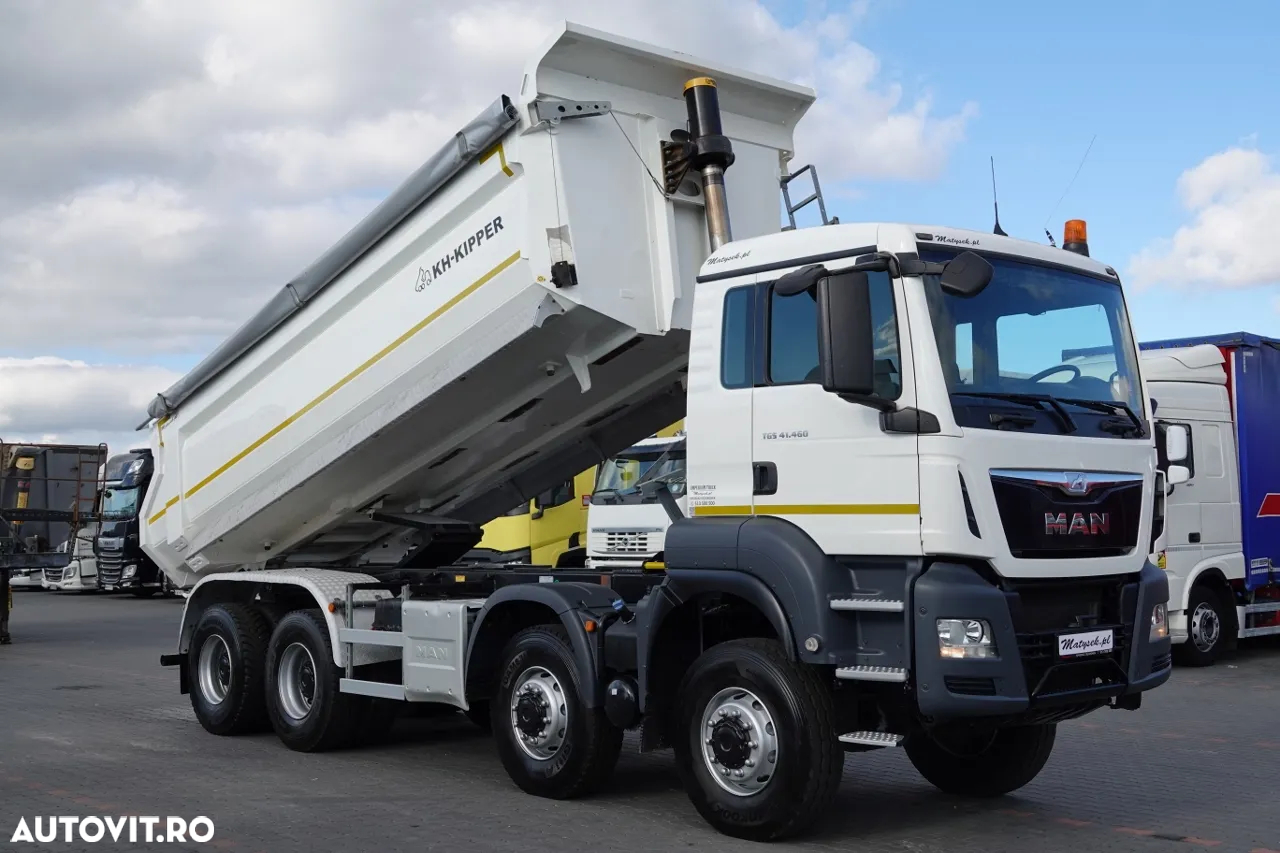 MAN TGS 41.460 / 8x8 / REAR TIPPER / MANUAL / KH-KIPPER / EURO 6 / 2019 YEAR - 4