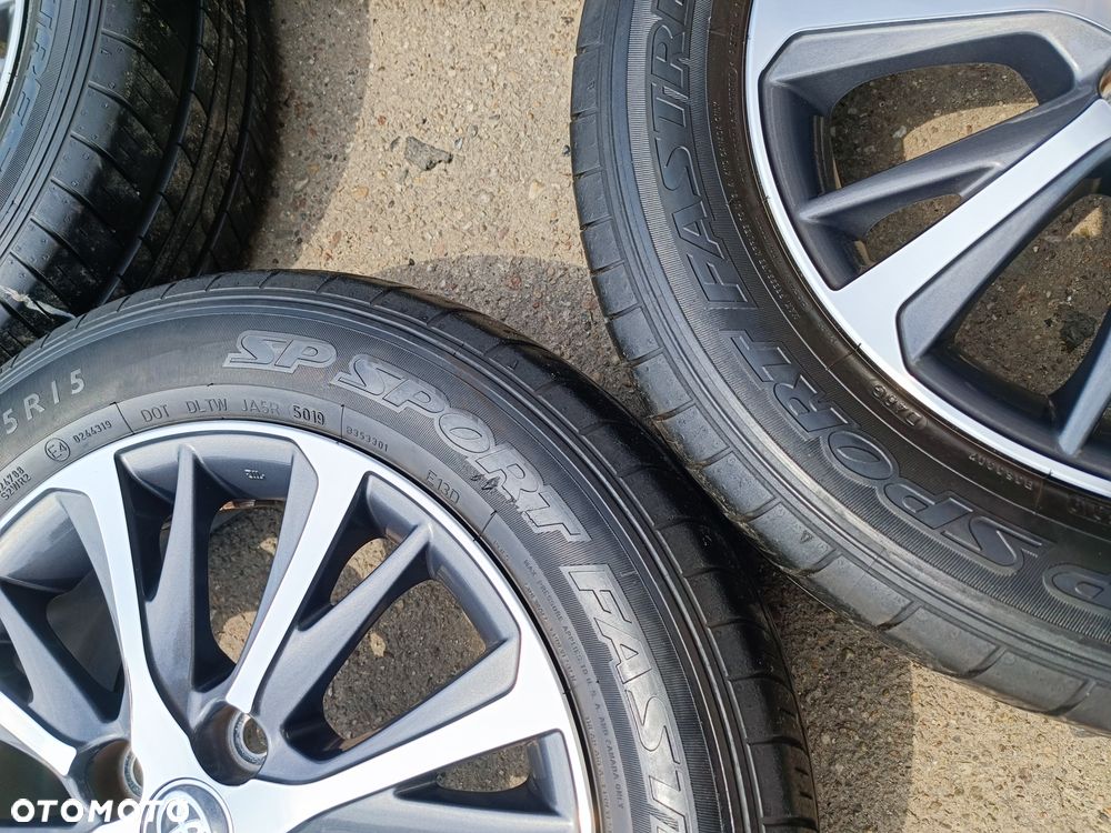 4x100 Felgi Aluminiowe Alufelgi Oryginalne 15 Koła Letnie Lato KIA HYUNDAI MAZDA SUZUKI Alto BALENO SWIFT SPLASH LIANA IGNIS DAIHATSU TOYOTA Aygo II 2 iQ YARIS II 2 III 3 175/65R15 - 7