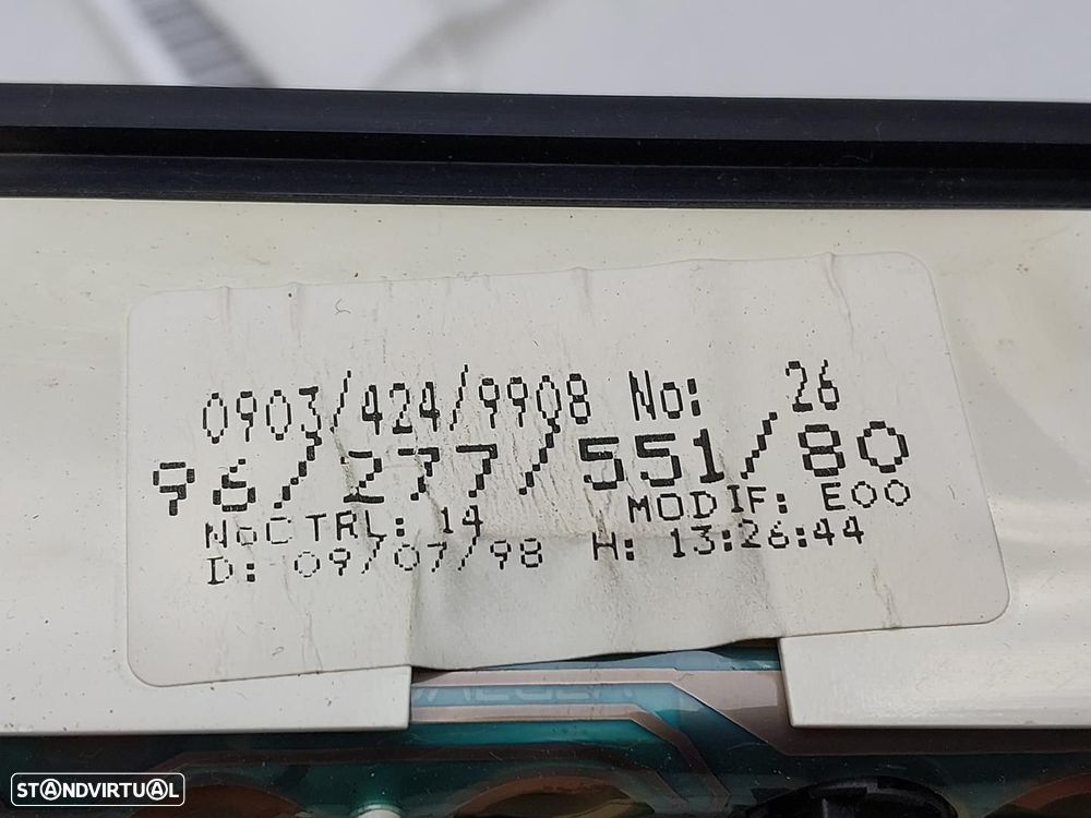 QUADRANTE PEUGEOT 106 II 1998 -96277755180 - 4