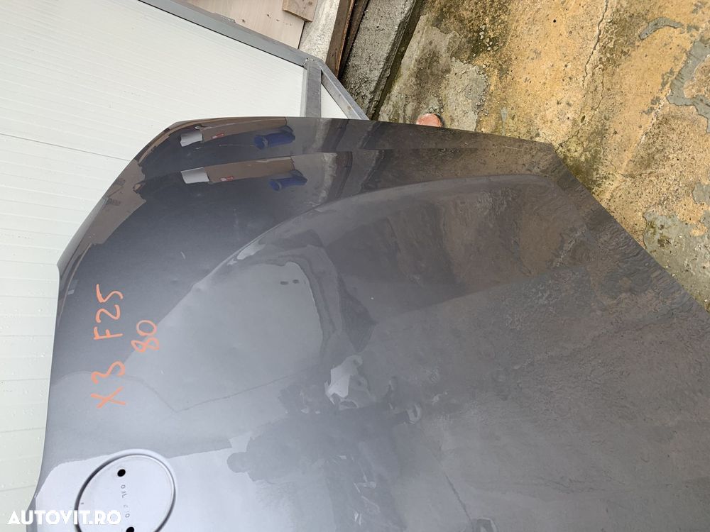 Capota motor, BMW X3, X4, F25, F26, 2011, 2012, 2013, 2014, 2015, 2016, 2017. - 6