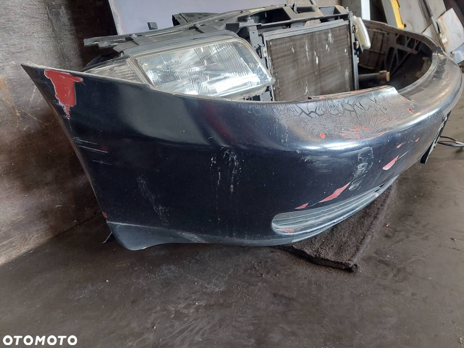 KOMPLETNY PRZÓD MASKA PAS ZDERZAK BŁOTNIKI LAMPY AUDI A4 B5 LZ5L - 9
