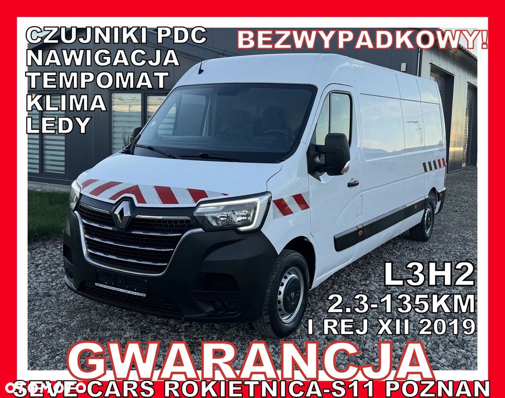 Renault MASTER L3H2 GWARANCJA, klima, navi, tempomat, pdc, 135km - 1