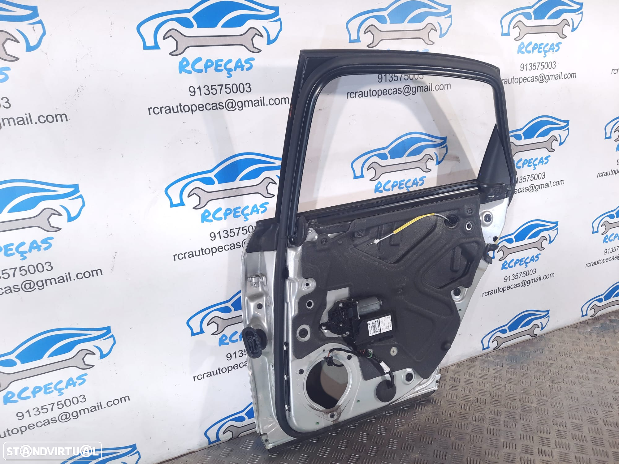PORTA PORTAS TRASEIRA TRÁS DIREITA AUDI A4 B7 SLINE SEDAN CARRO 8E0833052H 8E0833052 FECHO ELEVADOR MOTOR PUXADOR VIDRO - 7