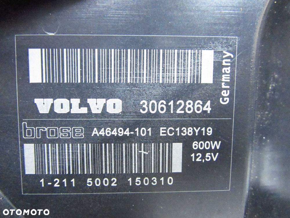 VOLVO XC90 LIFT 2.4 D5 06-14 AUTOMAT CHLODNICA WENTYLATOR KPL 31274553 8623367 31293550 30612864 - 5