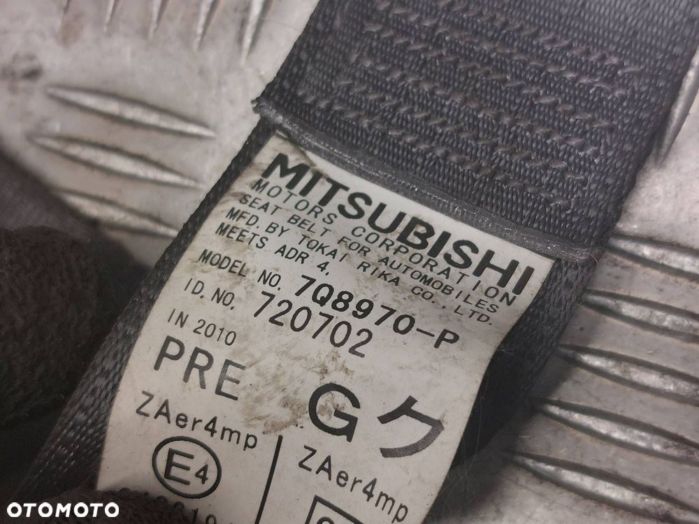 PAS BEZPIECZEŃSTWA LEWY PRZÓD LANCER VIII 2011R - 2