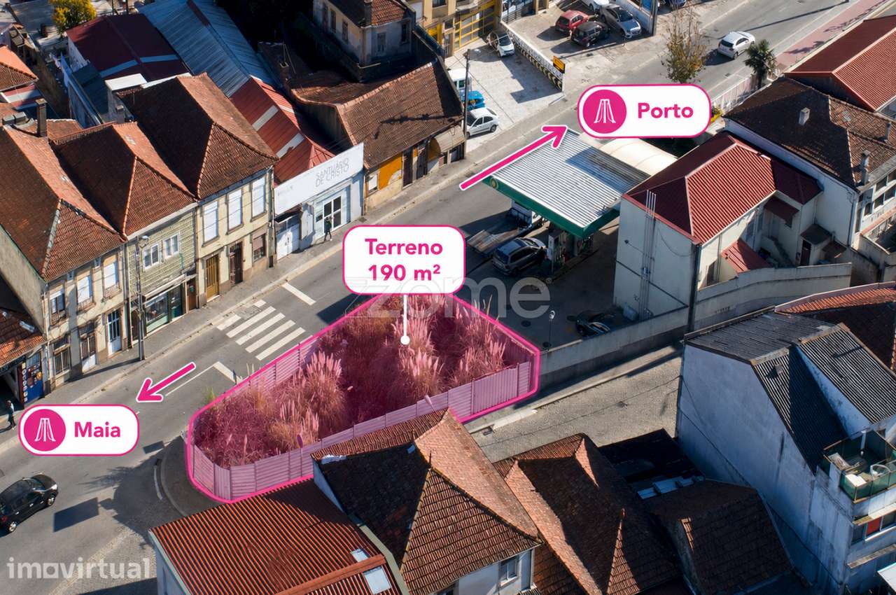 Terreno com 190m2, 3 frentes, Rua D. Afonso Henriques ,1039, Pedrou... - Grande imagem: 5/17